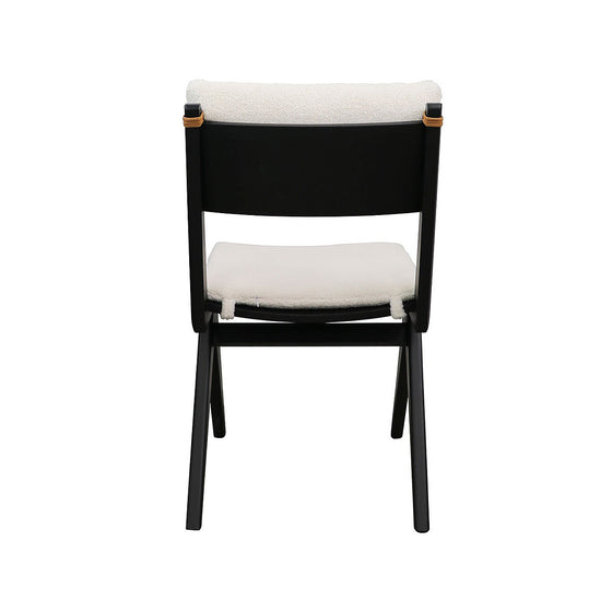Cortez Wooden Dining Chair Black - SOUK COLLECTIVE