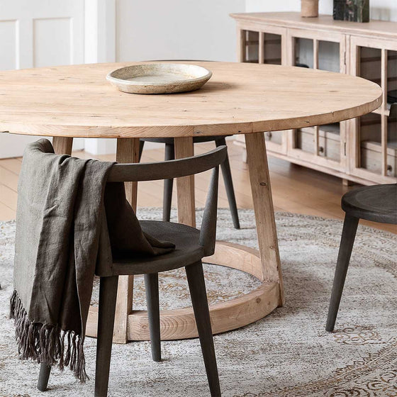 Borrego Round Dining Table - SOUK COLLECTIVE