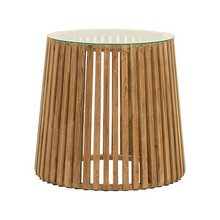  SOUK COLLECTIVE | Crusoe Slatted Side Table
