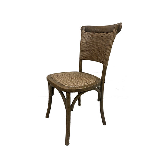 Rattan Weave Dining Chair - SOUK COLLECTIVE
