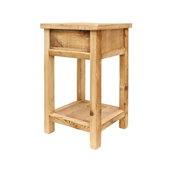 Parq Bedside Table 1 Drawer - Natural - SOUK COLLECTIVE