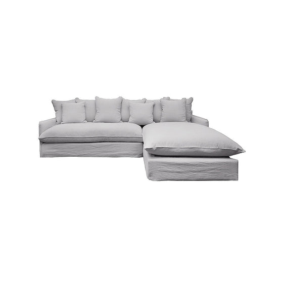 Lotus Slipcover 2.5 seat - RH Chaise - SOUK COLLECTIVE