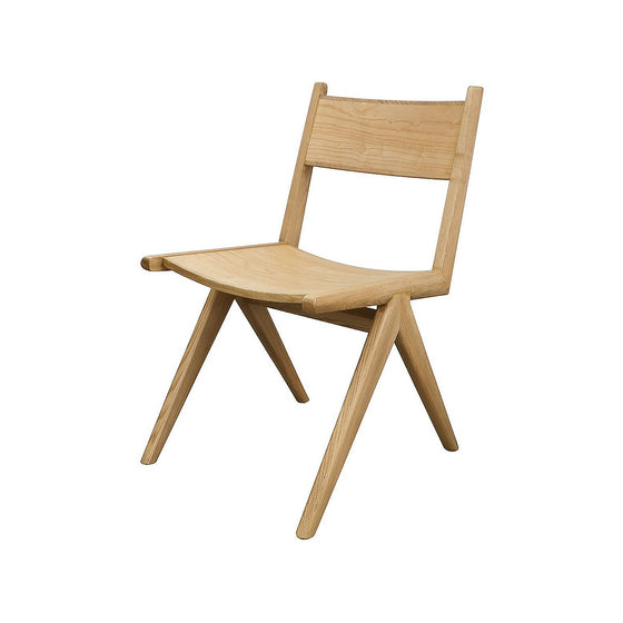 Cortez Wooden Dining Chair Natural - SOUK COLLECTIVE