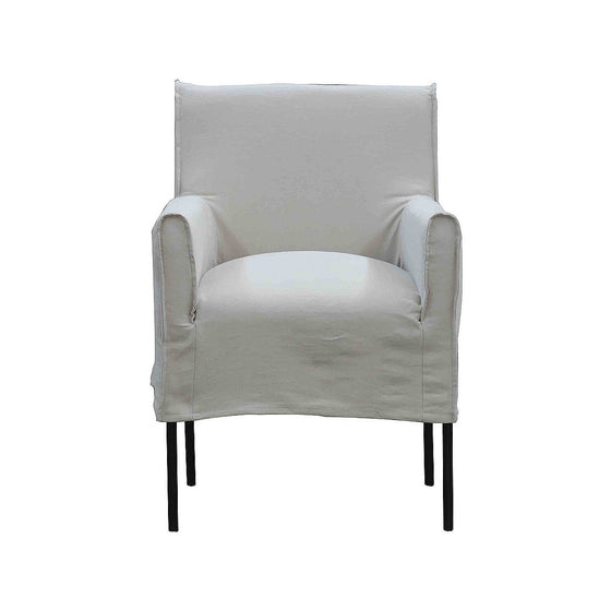 Montrouge Dining Chair Linen - SOUK COLLECTIVE