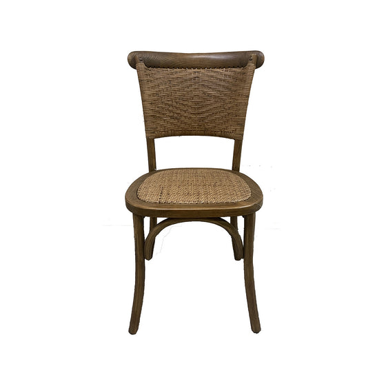 Rattan Weave Dining Chair - SOUK COLLECTIVE