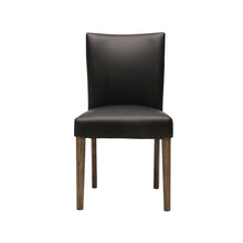  Sasa Leather Dining Chair - Black