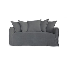  Hampton Linen Slipcover Sofa - SOUK COLLECTIVE