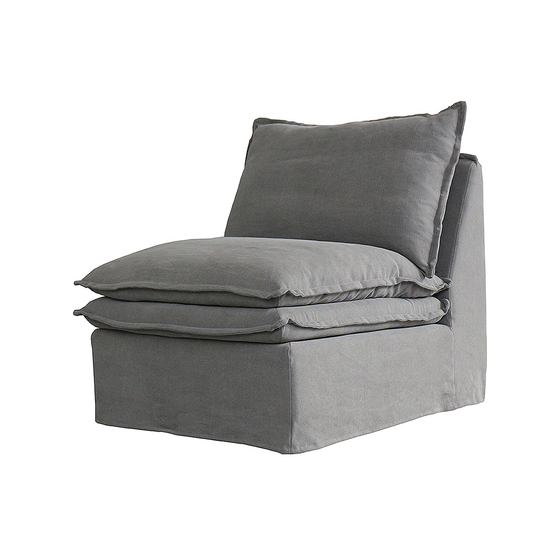 Santa Monica Linen Club Chair Grey