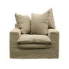 SOUK COLLECTIVE | Keely Slipcover Armchair White