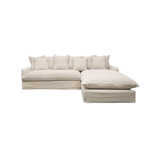 Lotus Slipcover 2.5 seat - RH Chaise - SOUK COLLECTIVE