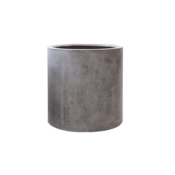 Small Concrete Mikonui Cylinder Planter - 3 Colours - SOUK COLLECTIVE