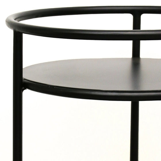 Carson Round Side Table 2 Tier - SOUK COLLECTIVE