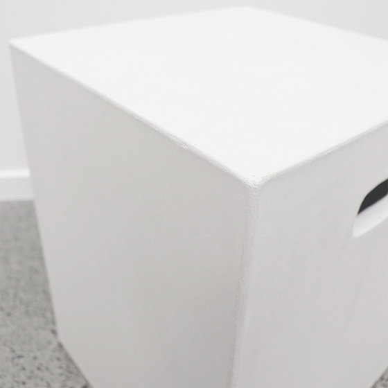 Square Concrete Cube Side Table / Stool