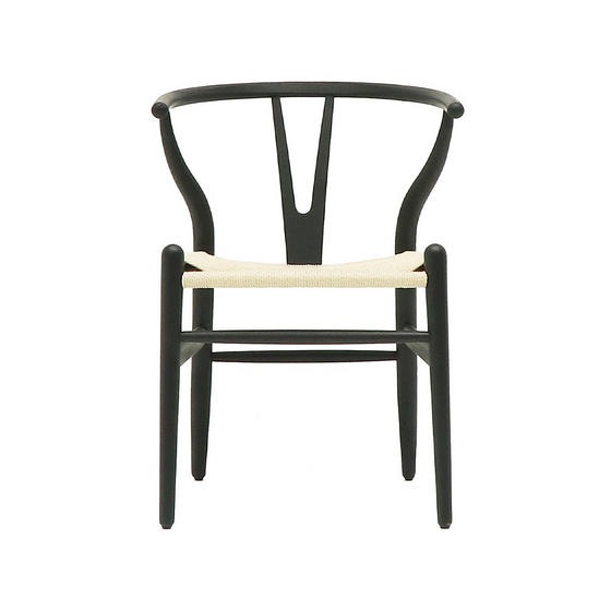SOUK COLLECTIVE | Wishbone Dining Chair Natural/Black