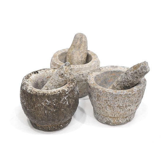 SOUK COLLECTIVE - Original Stone Mortar and Pestle