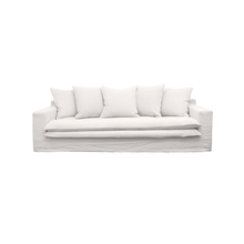  Keely Slipcover 3 Seat Linen Sofa